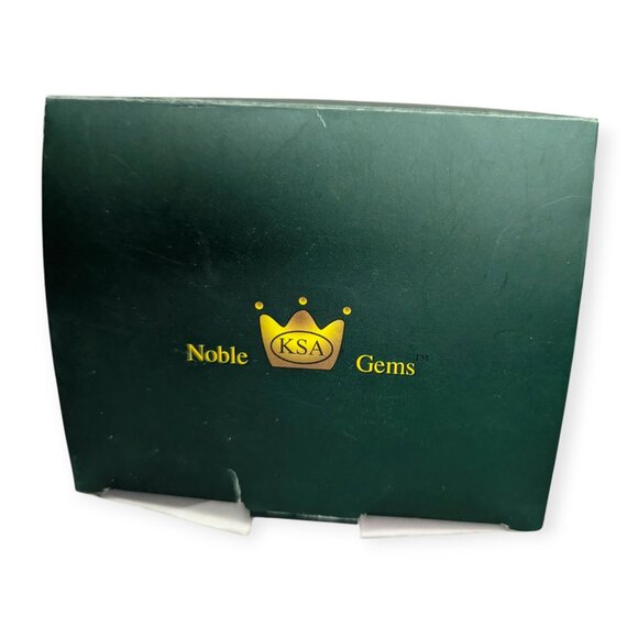 Nobel Gems by Kurt S Adler Christmas Crab Blue Red Glass Ornament w/Original Box - Picture 9 of 13